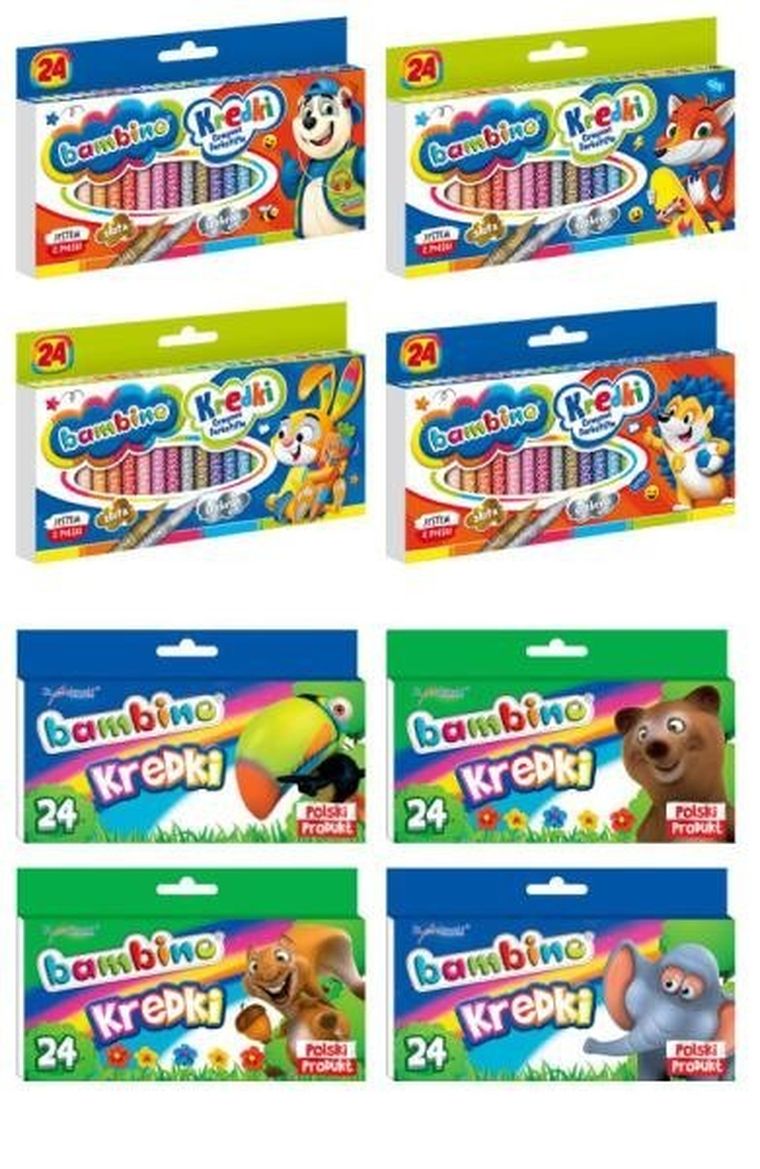 Bambino, kredki, 24 kolory