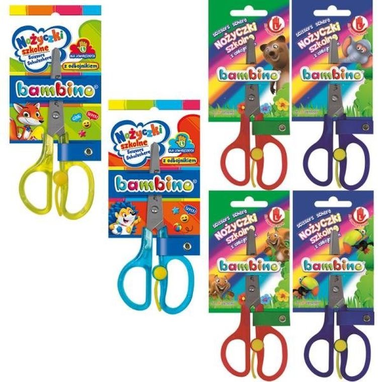 Bambino, nożyczki dla leworęcznych, mini zoo