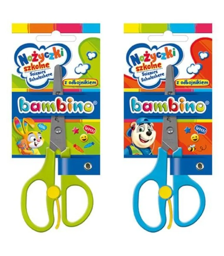 Bambino, nożyczki z odbojnikiem, Mini Zoo