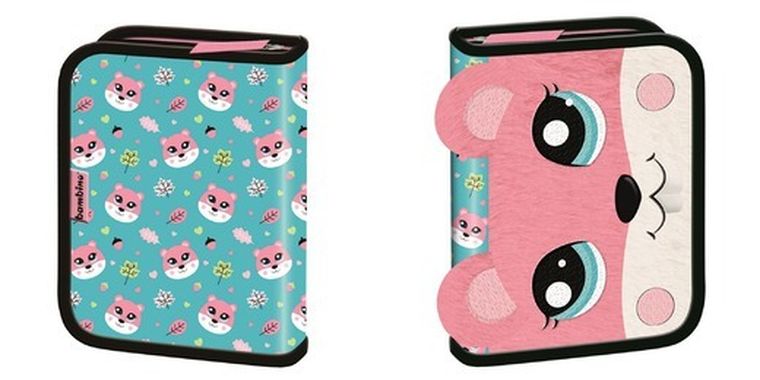 Bambino, piórnik rozkładany, pojedynczy, Squirrel