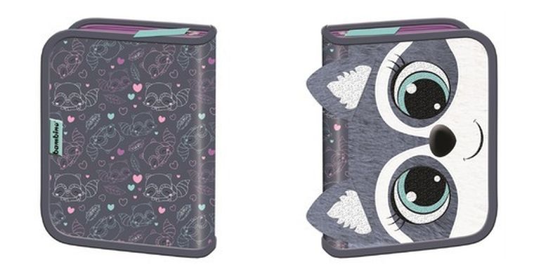 Bambino, piórnik rozkładany, Racoon