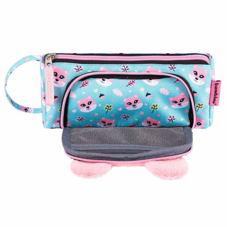 Bambino, piórnik saszetka trójkątna, Squirrel