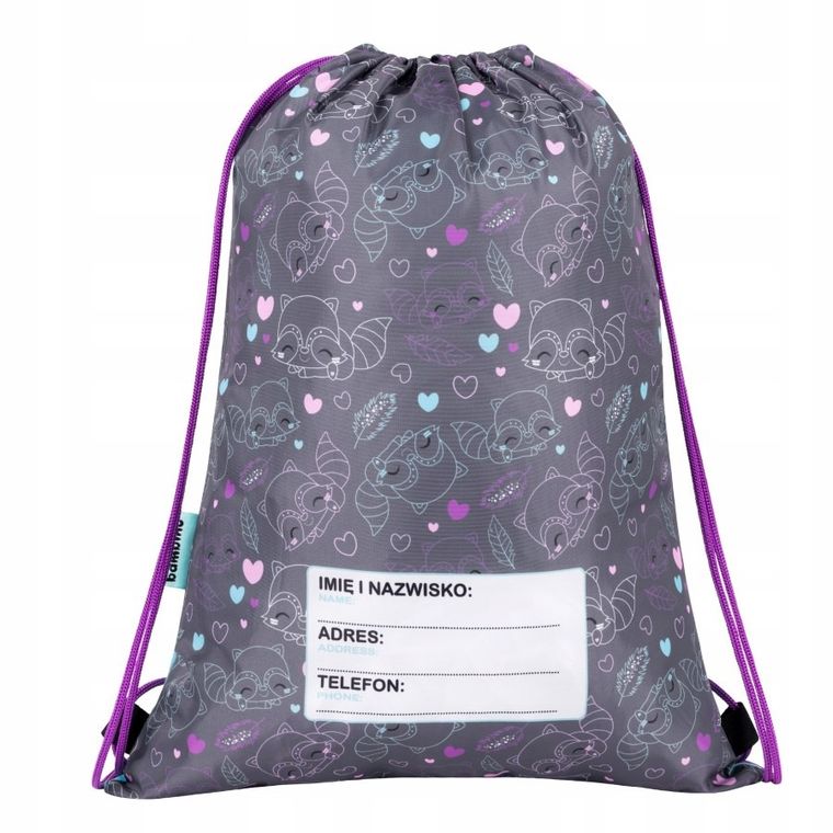 Bambino, worek sportowy, Racoon