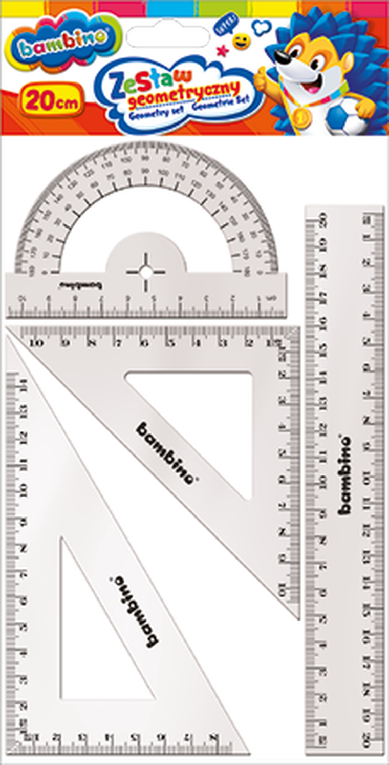 Bambino, zestaw geometryczny, 4 elementy, 20 cm