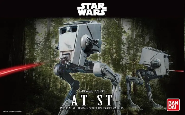 Bandai, Star Wars, AT-ST, model do sklejania, 1:48