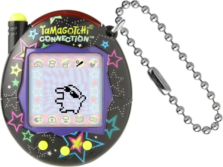 Bandai, Tamagotchi Connection, zabawka interaktywna, Neon Stars