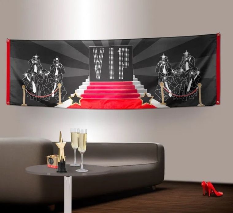 Baner, flaga VIP Hollywood, 74-220 cm