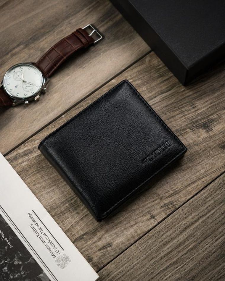 Banknotówka męska z zakładkami na karty, Cavaldi