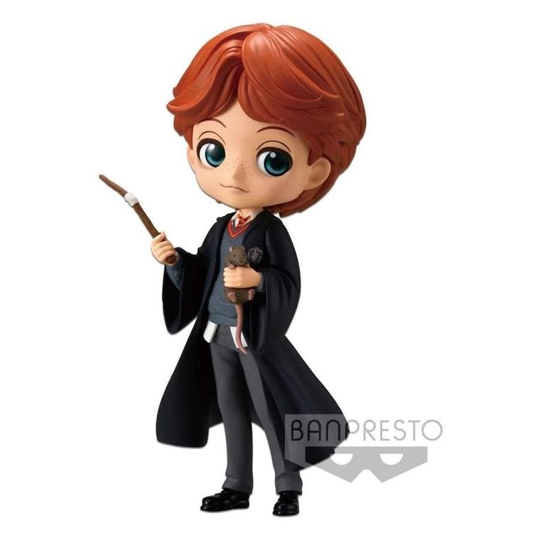 Banpresto, Q Posket, Harry Potter, Ron Weasley With Scabbers, figurka kolekcjonerska
