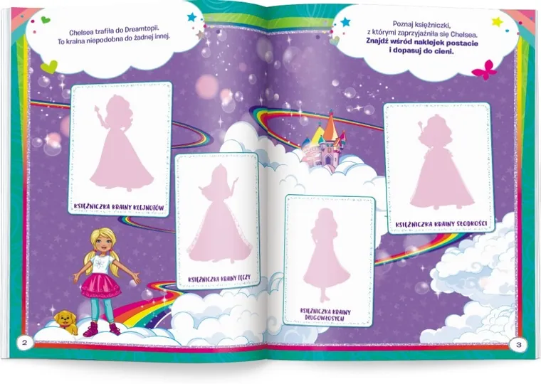 Barbie. 100 brokatowych naklejek i zadania