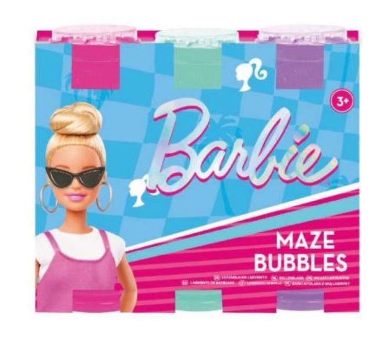 Barbie, bańki mydlane, 3 szt.