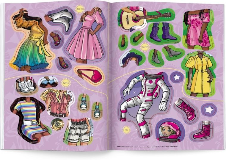 Barbie. Brokatowe ubieranki