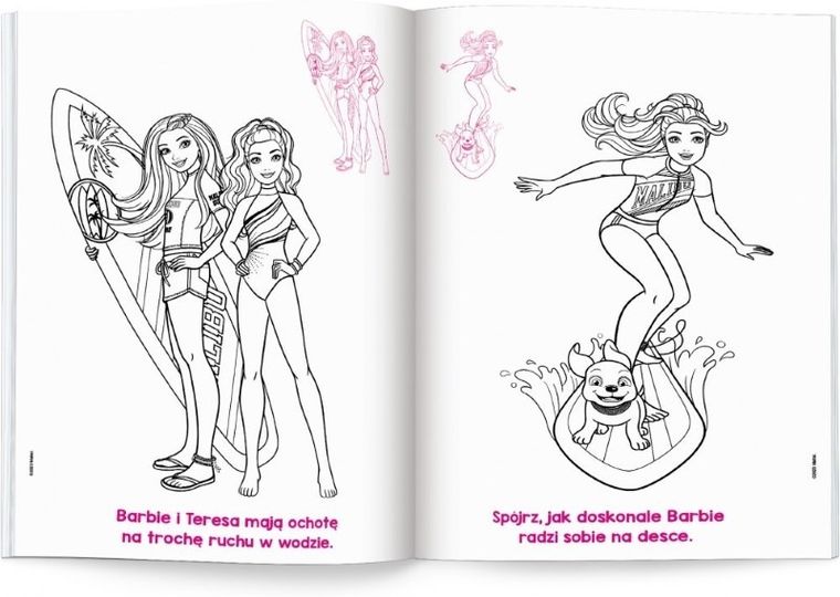 Barbie Dreamhouse Adventures. Kolorowanka z naklejkami