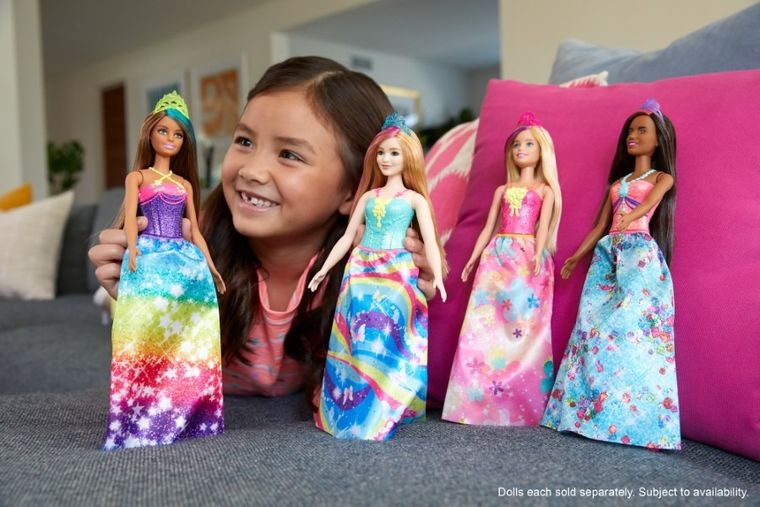 Barbie, Dreamtopia, lalka księżniczka, ruda