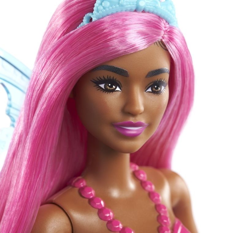 Barbie, Dreamtopia, lalka wróżka, różowe włosy