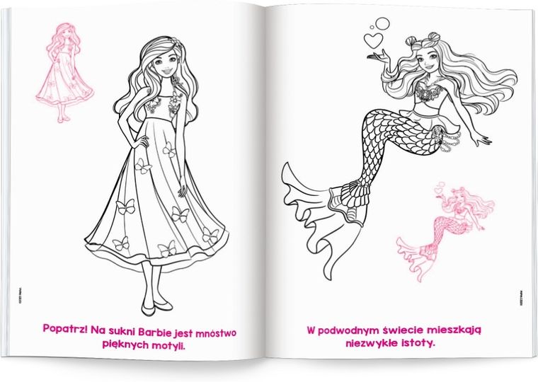 Barbie Dreamtopia. Naklejam i koloruję