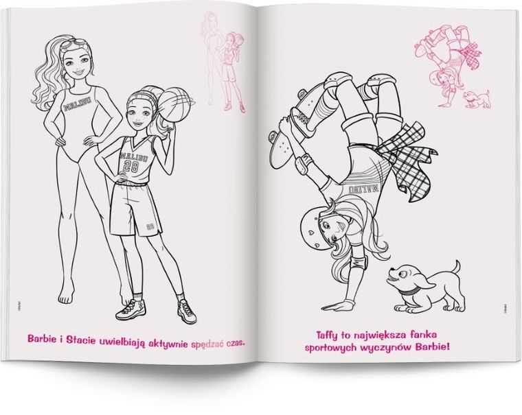 Barbie. Kolorowanka z naklejkami