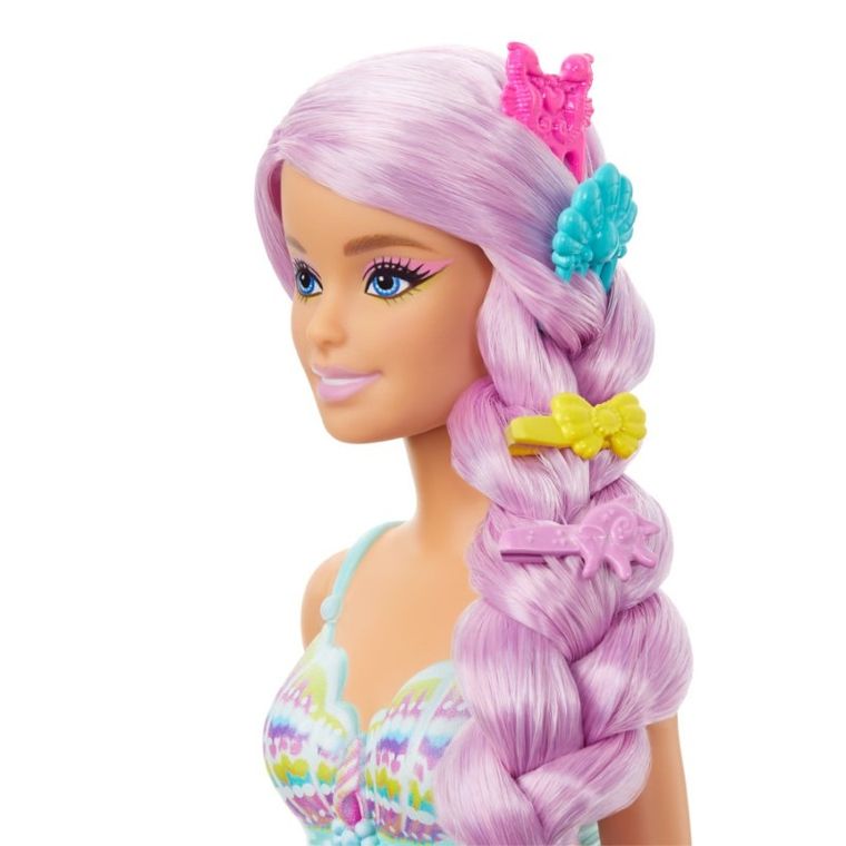 Barbie, lalka z długimi włosami, Syrenka