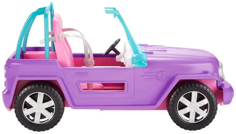 Barbie, Plażowy Jeep, pojazd bez lalek