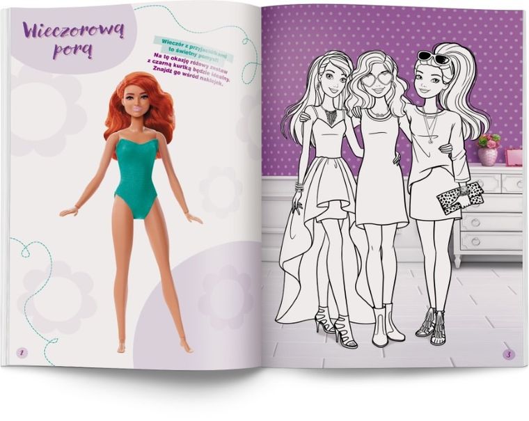 Barbie. Stroje Barbie. Przyjęcia