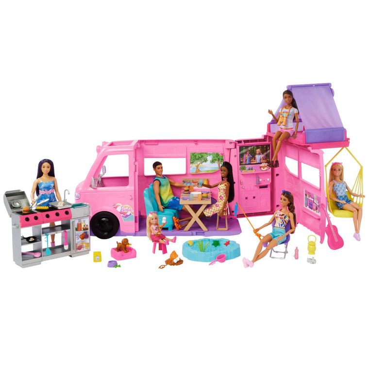 Barbie, Wymarzony Kamper, zestaw do zabawy bez lalek