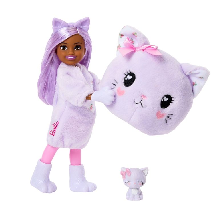 Barbie x Care Bears, Cutie Reveal, Troskliwe Misie, lalka Chelsea