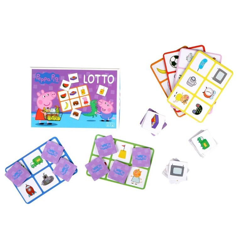 Barbo Toys, Świnka Peppa, lotto, gra pamięciowa