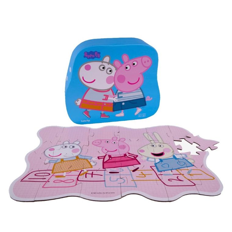 Barbo Toys, Świnka Peppa, Najlepsi przyjaciele, puzzle w ozdobnym pudełku, 24 elementy