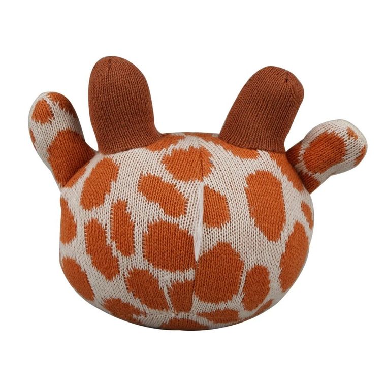 Barbo Toys, Żyrafa, wełniana piłka z grzechotką