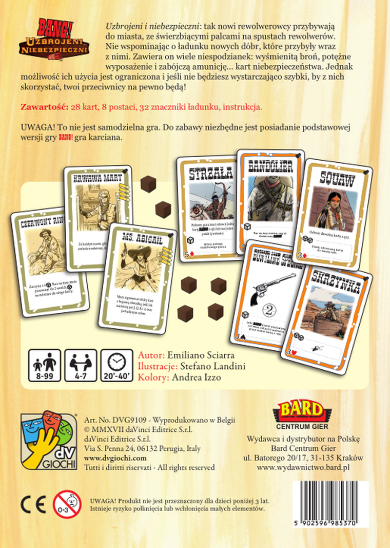 Bard, Bang! Uzbrojeni i niebezpieczni, dodatek do gry