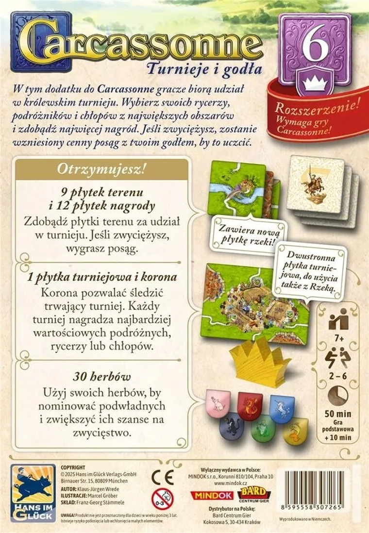 Bard, Carcassonne, Turnieje i Godła, Edycja 3, dodatek do gry