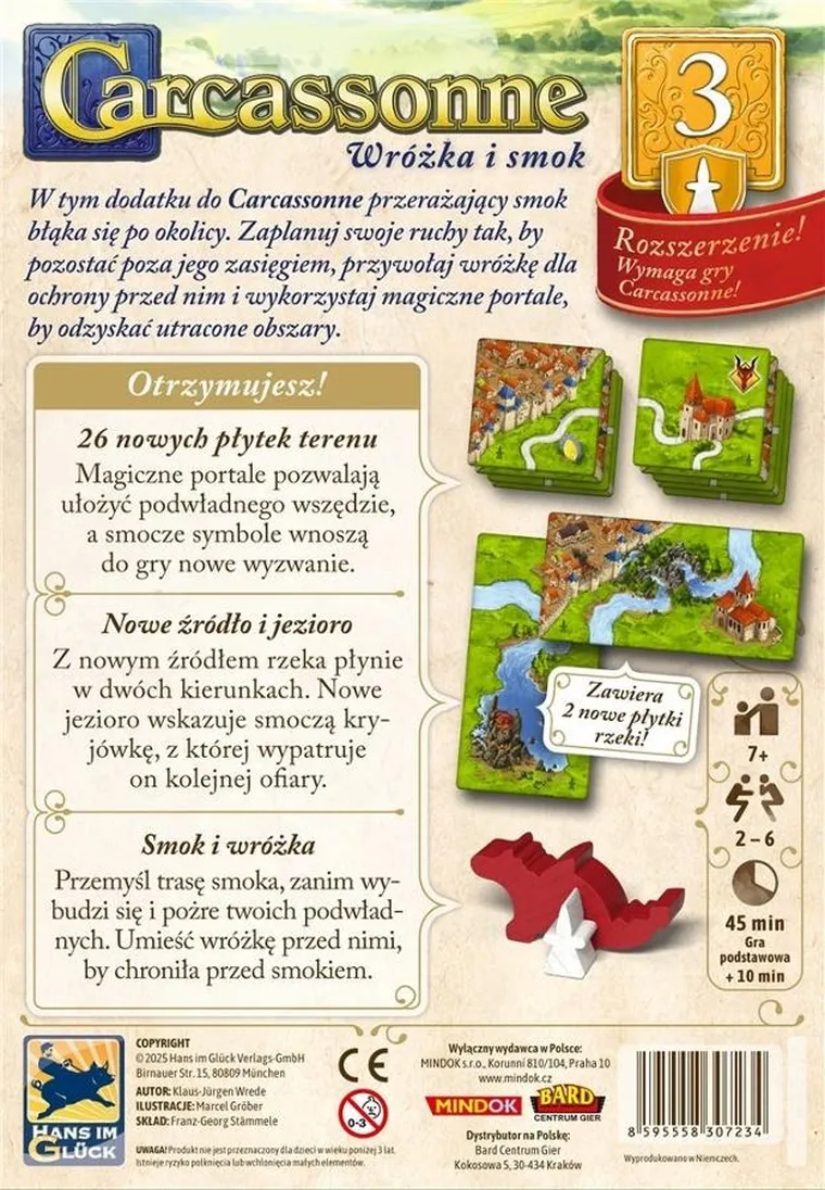 Bard, Carcassonne, Wróżka i Smok, Edycja 3, dodatek do gry