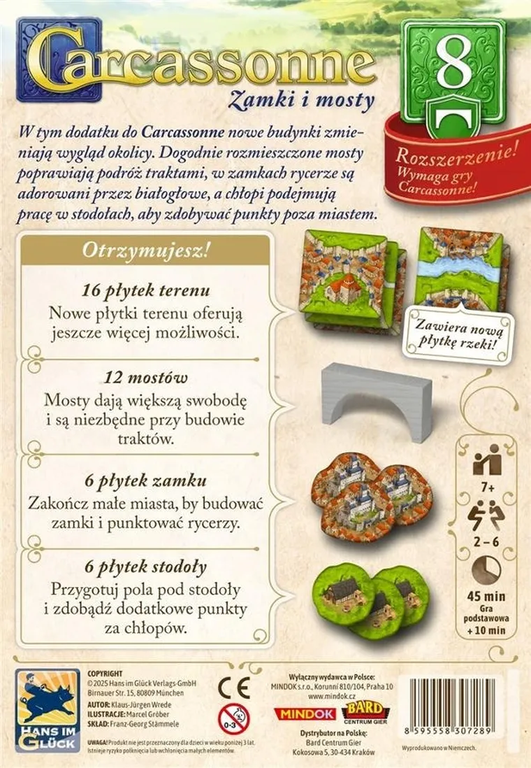 Bard, Carcassonne, Zamki i Mosty, Edycja 3, dodatek do gry