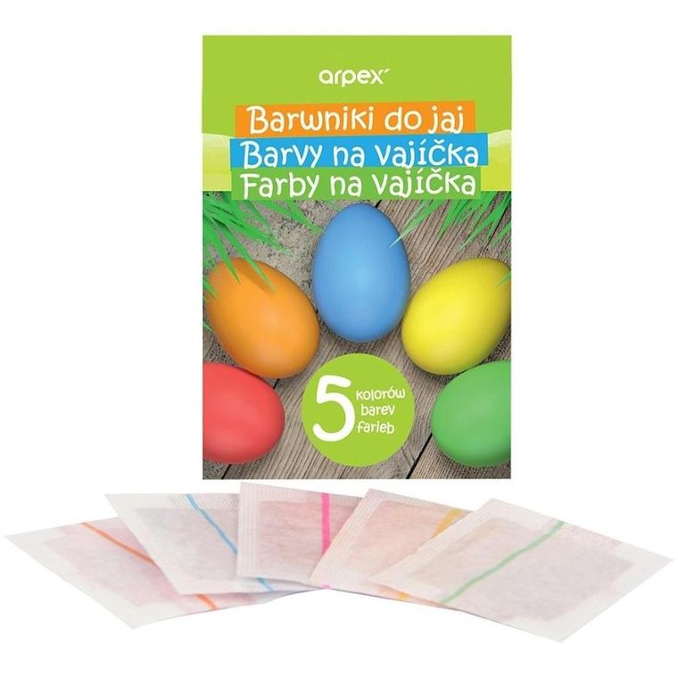 Barwniki do jaj. 5 kolorów