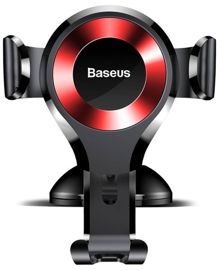 Baseus, Osculum, uchwyt samochodowy do telefonu, czerwono-czarny