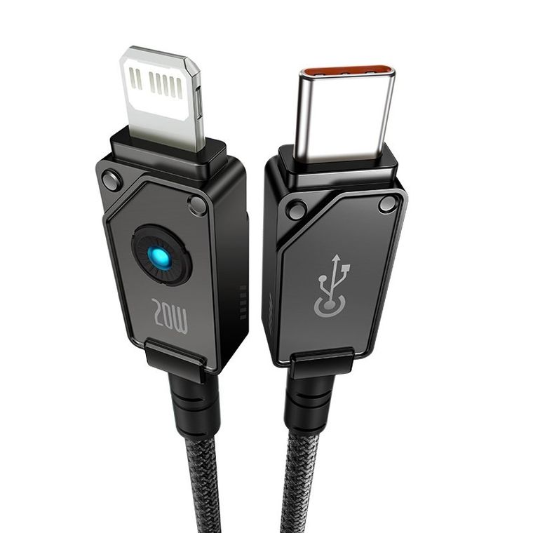 Baseus, Unbreakable, kabel USB C, Lightning 20W, 1m