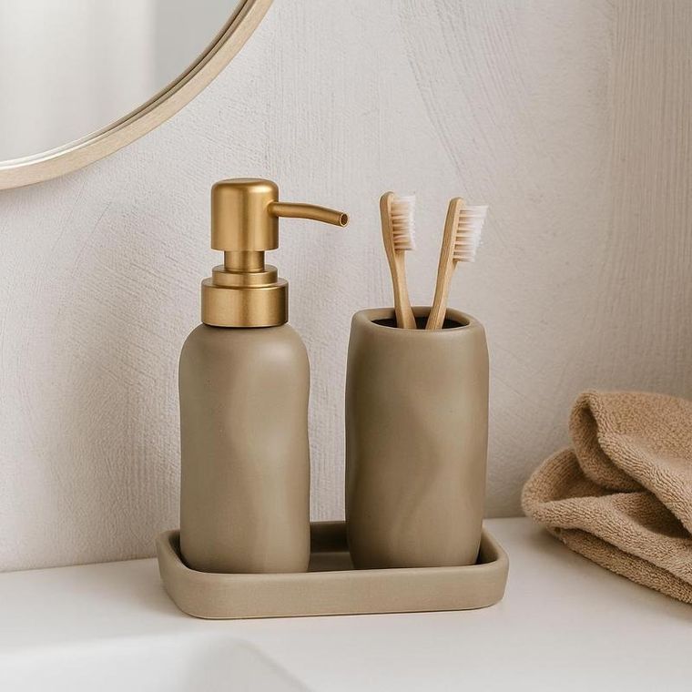 Bathroom Solutions, Eon, zestaw łazienkowy, ceramiczny