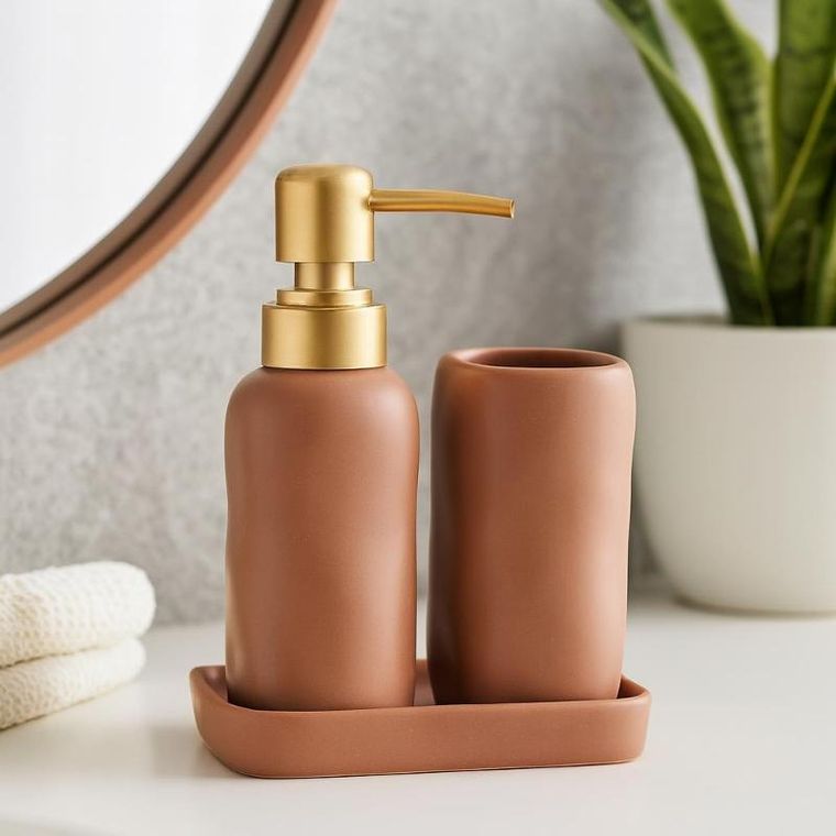 Bathroom Solutions, Eon, zestaw łazienkowy, ceramiczny