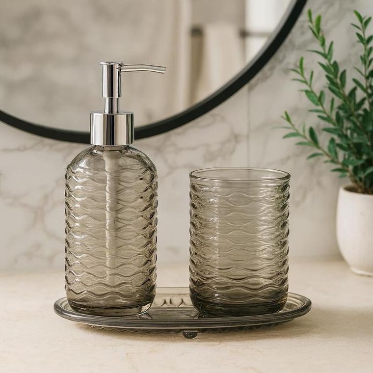 Bathroom Solutions, Node, zestaw łazienkowy, 3 elementy