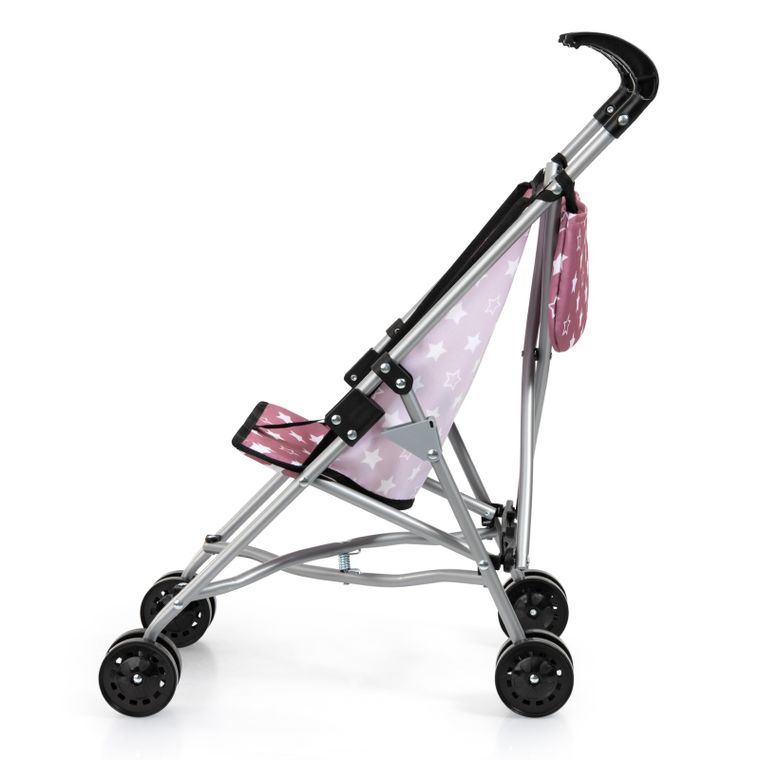 Bayer Design, Buggy, wózek spacerówka dla lalek z torbą, stary róż