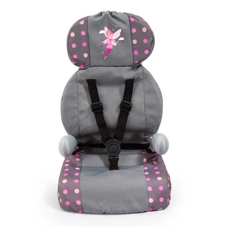Bayer Design, Deluxe, fotelik samochodowy dla lalek, szary