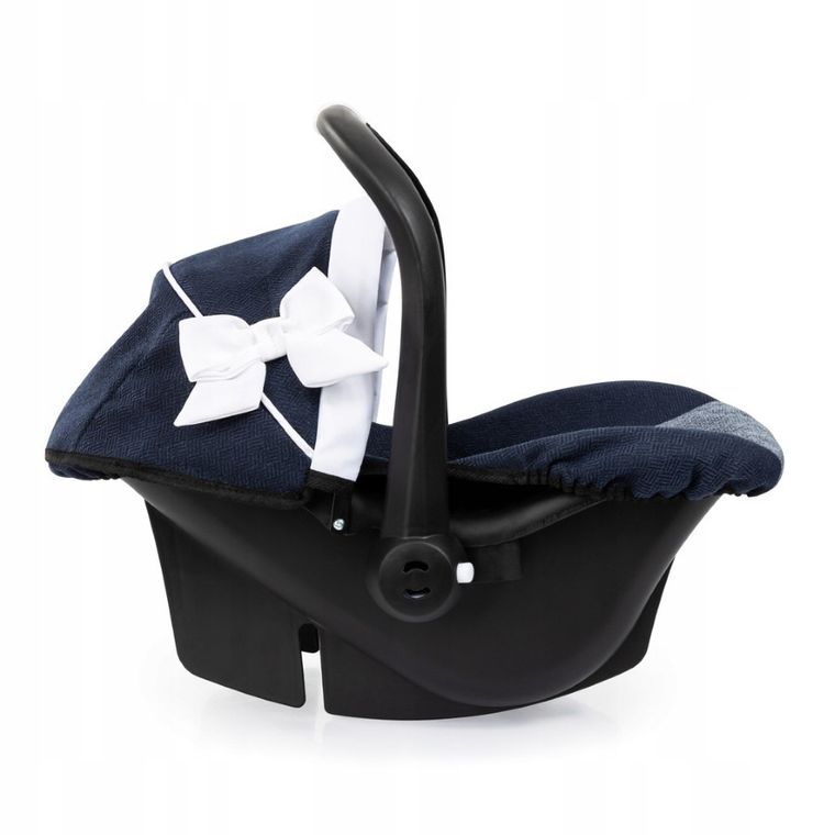 Bayer Design, Deluxe, fotelik samochodowy dla lalek z baldachimem, granatowy