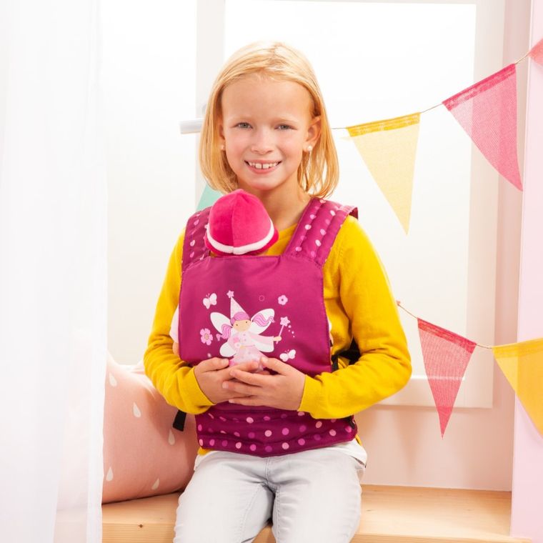 Bayer Design, EasyCarry, nosidełko dla lalek, bordowe