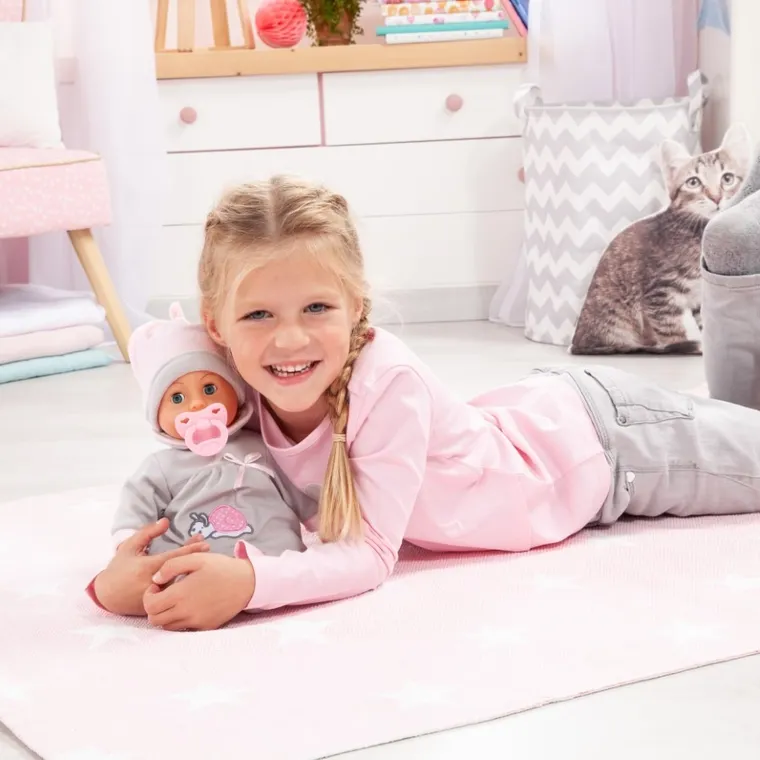 Bayer Design, First Words Baby, interaktywna lalka bobas, 38 cm