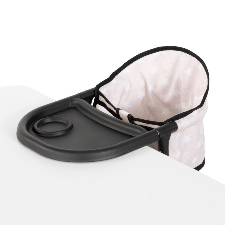 Bayer Design, krzesełko stołowe do karmienia lalek, beżowe