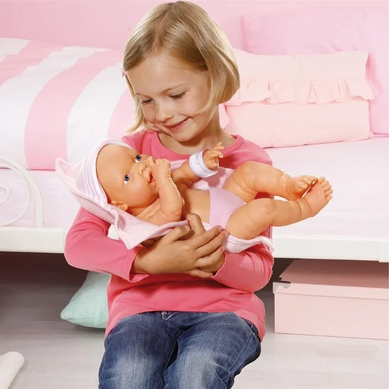 Bayer Design, Newborn Baby, lalka bobas, dziewczynka, 42 cm