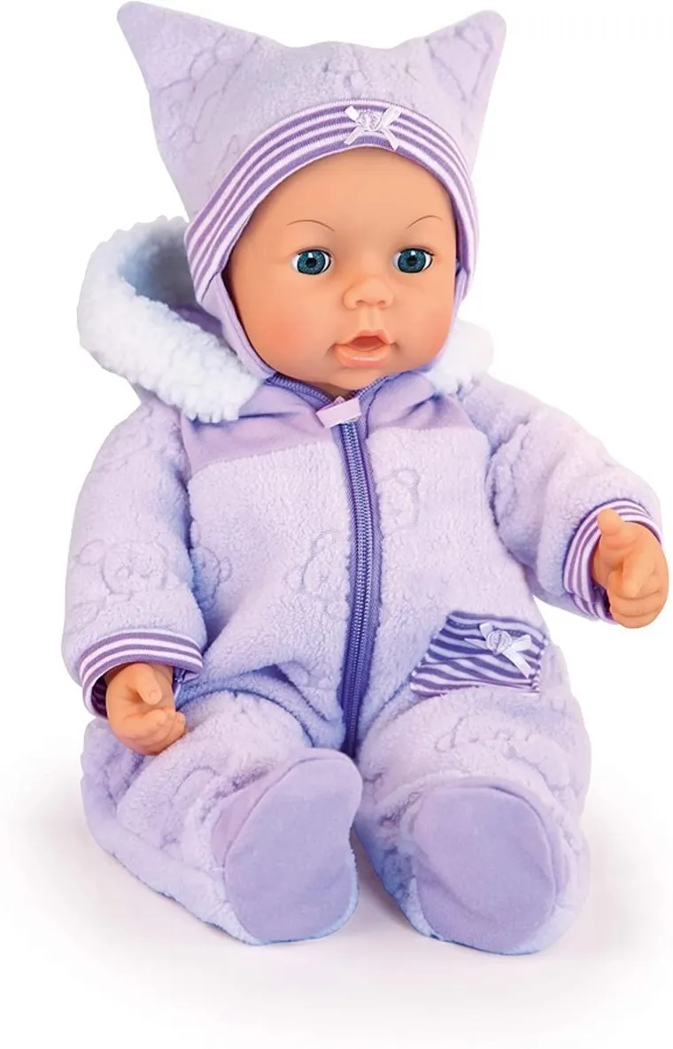 Bayer Design, Piccolina Magic Eyes, lalka bobas, fioletowa, 46 cm