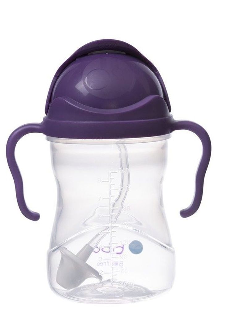 b.box, bidon ze słomką, winogronowy, 240 ml