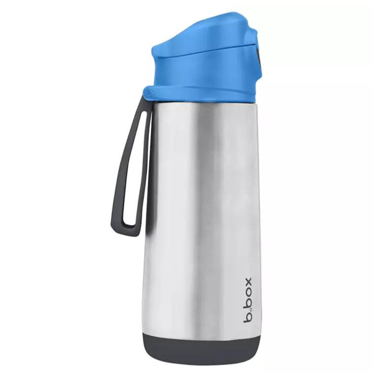b.box, Blue Slate, butelka termiczna z ustnikiem sportowym, 500 ml
