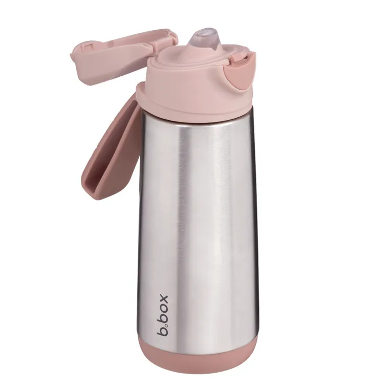 b.box, Blush Crush, butelka termiczna z ustnikiem sportowym, 500 ml